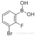 ACIDE 3-BROMO-2-FLUOROPHÉNYLBORONIQUE CAS 352535-97-8